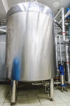 Water boiler or tank on pharmaceutical industry or chemical plant