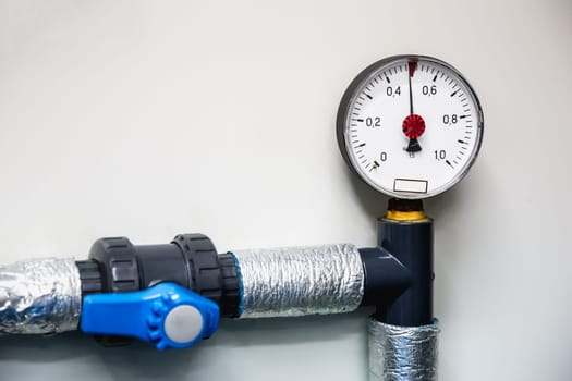 Manometer on pharmaceutical industry or chemical plant