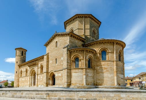 St. Martin Church, in Romanesque style in Fromista, Palencia, Castilla y Leon, Spain
