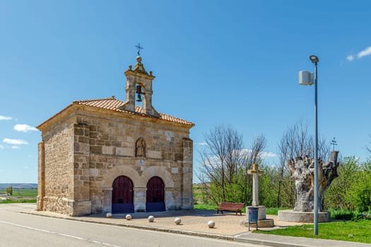 Hermitage of the Christ de la Vega in Pinel de Abajo in the province of Valladolid Spain
