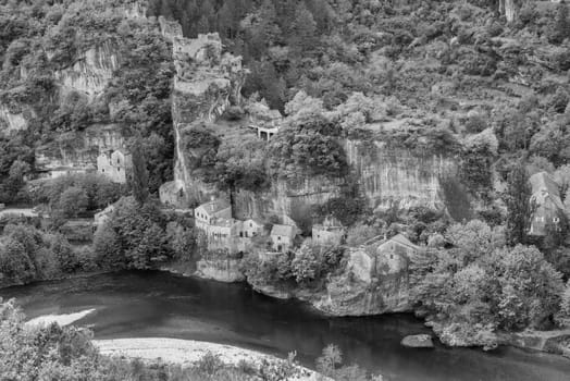 Village of Castelbouc in the Tarn Gorges, France