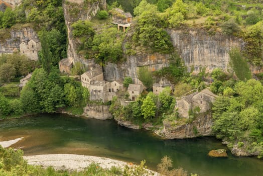 Village of Castelbouc in the Tarn Gorges, France