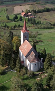 Church of Saint John the Baptist in Gornja Jelenska, Croatia