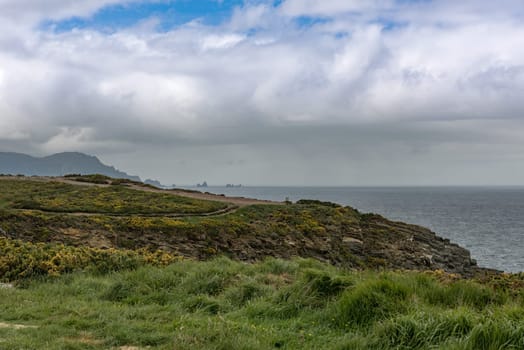 Coastal landscape of the Rias Altas near Ortigueira, Galicia, Spain