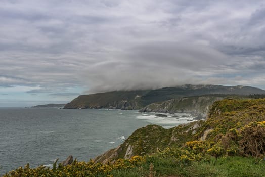 Coastal landscape of the Rias Altas near Ortigueira, Galicia, Spain