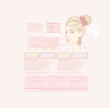 Fashion shopping Website template
