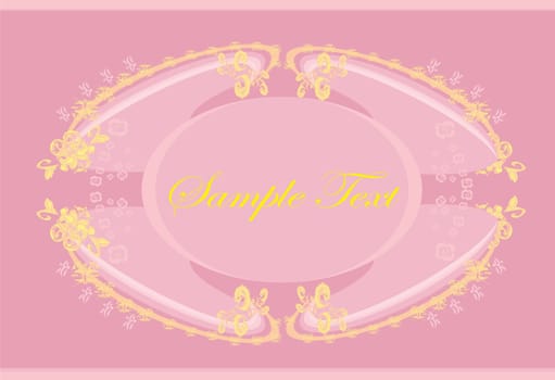 abstract frame with space for your text