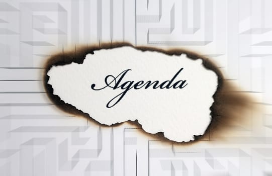 Agenda concept