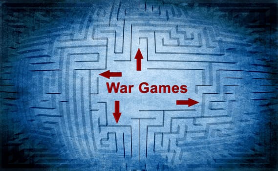 War games maze concept