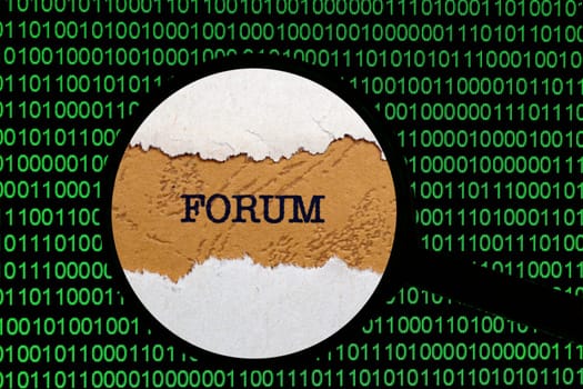 Search for web forum