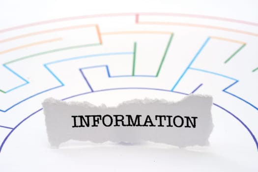 Information text on maze
