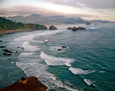 Coast of Oregon at Ecola State Park
