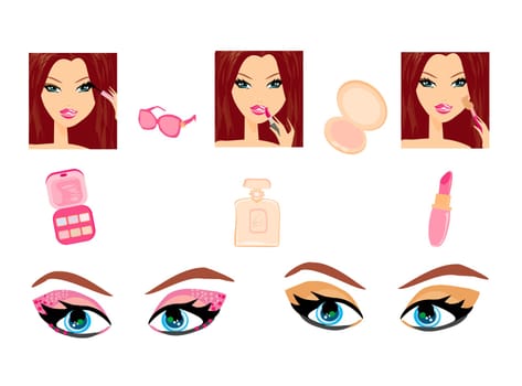 Make-up girl set
