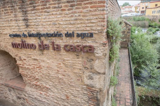 Molino de la Casca watermill, Plasencia, Spain. Old Jerte River oil mill