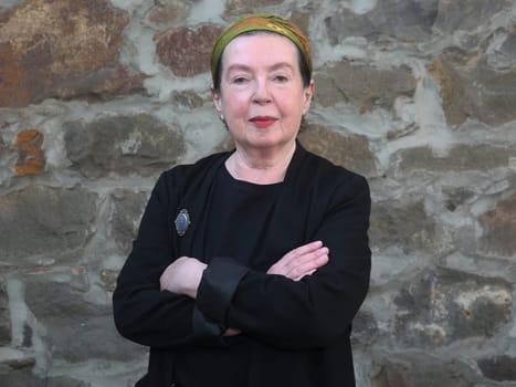 Film and theater actress Simone von Zglinicki at an event in the Moritzhof in Magdeburg on June 1st, 2022