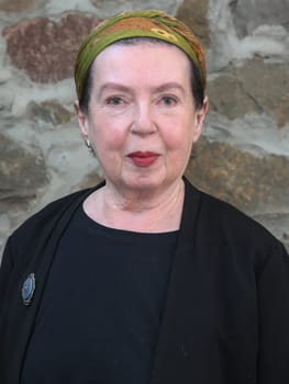 Film and theater actress Simone von Zglinicki at an event in the Moritzhof in Magdeburg on June 1st, 2022