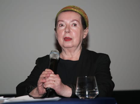 Film and theater actress Simone von Zglinicki at an event in the Moritzhof in Magdeburg on June 1st, 2022