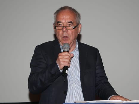 Berlin cultural scientist Paul Werner Wagner at an event in the Moritzhof in Magdeburg on June 1st, 2022