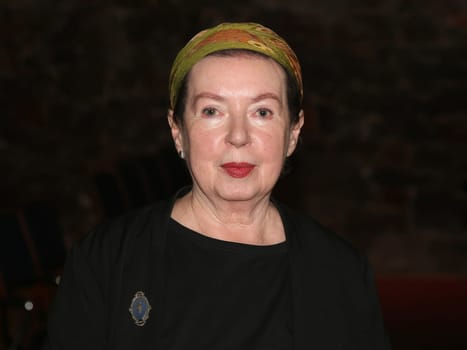Film and theater actress Simone von Zglinicki at an event in the Moritzhof in Magdeburg on June 1st, 2022