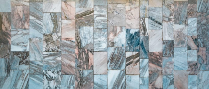 Background of mosaic vintage natural tile rock wall decorative