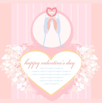 Invitation To Birthday Cocktail Party or valentine's day