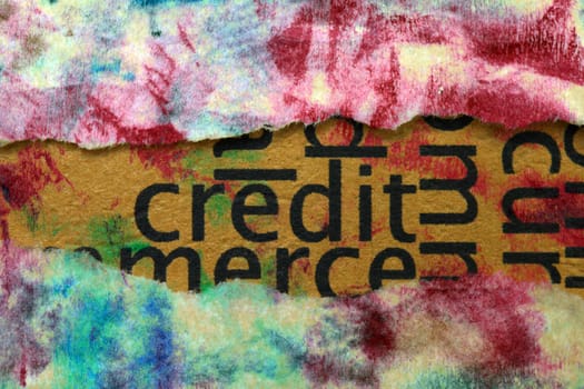 Credit concept