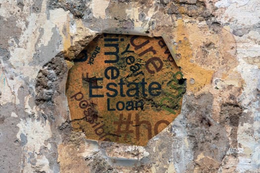 Estate loan concept