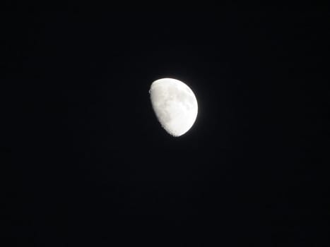 moon satellite light orbits rotate reflection distance waning crater