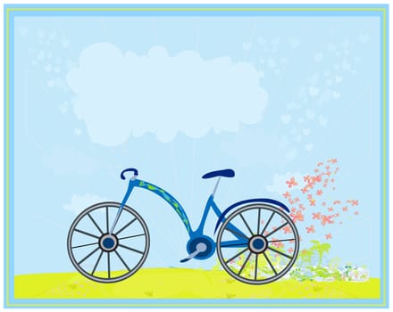 vector bicycle poster