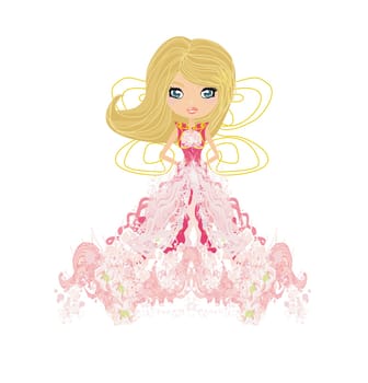 beautiful fairy vector graphic