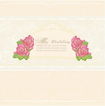 vintage floral frame