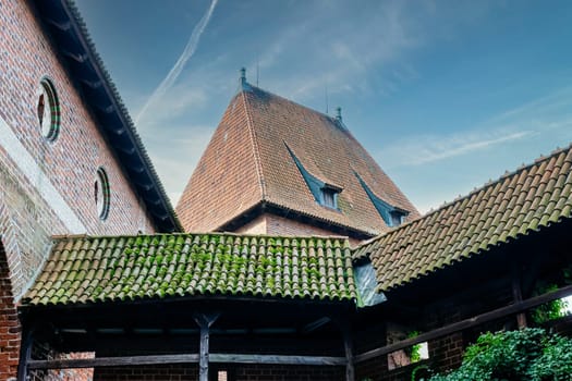 Castle of the Teutonic Order in Malbork - the largest castle in the world by land area in Malbork, Pomerania, Poland