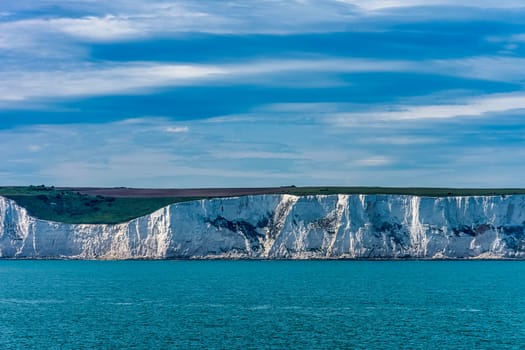 White cliffs of England in Dover, United Kingdom