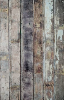 Weathered wooden wall texture with old planks