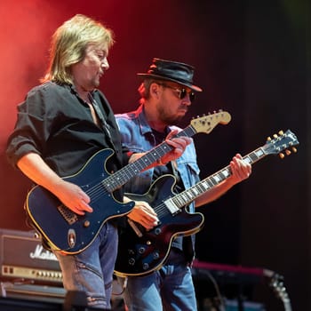 Chris Norman on June 11, 2022 live at Parkbühne Wuhlheide at the traditional summer festival of Berliner Rundfunk 91.4.