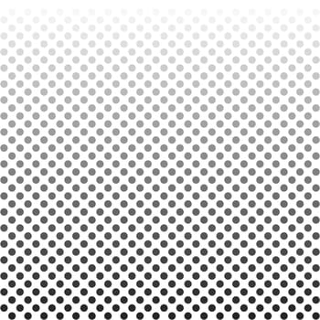 Presentation banner template with grey dots on white background with color transition