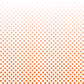 Presentation banner template with red dots on white background with color transition
