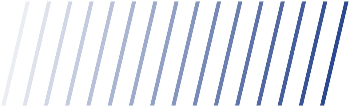 Simple diagonal stripes background with gradient blue and white color
