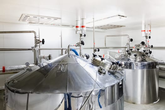 Water boiler or tank on pharmaceutical industry or chemical plant