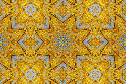 kaleidoscopic floral pattern, abstract background for design