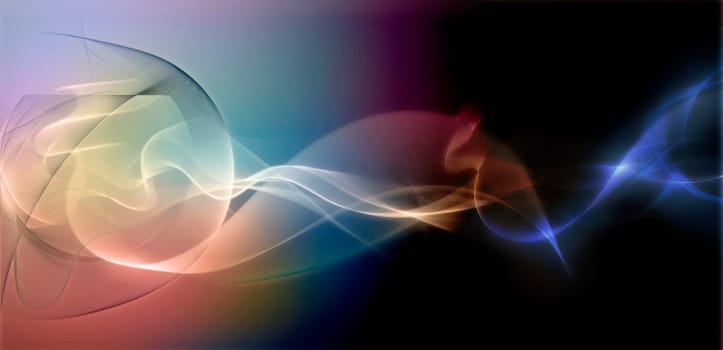 abstract lines movement color