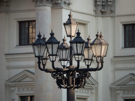 old gas lantern