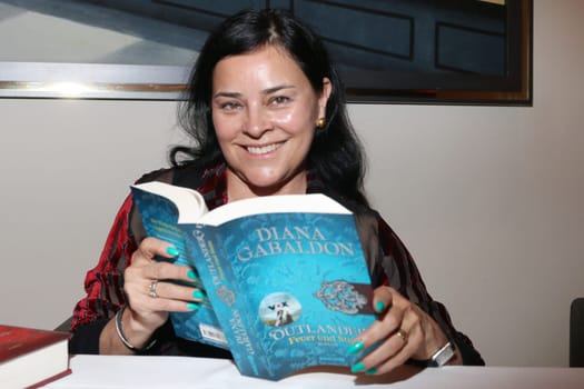 Diana Gabaldon,the world-famous writer (Outlander) whose series starts on Vox at a reading and signing session at the Savoy Filmtheater Hamburg,05.05.2015