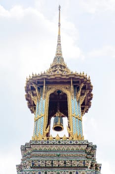 Wat Phra Kaew OR "Temple of the Emerald Buddha""  full official name Wat Phra Si Rattana Satsadaram is Buddhist temple (wat) in Thailand. The main building is the central phra ubosot, which houses the statue of the Emerald Buddha. Wat Phra Kaeo has a plethora of buildings within the precincts of the Grand Palace. It is located in Phra Nakhon District, the historic centre of Bangkok."