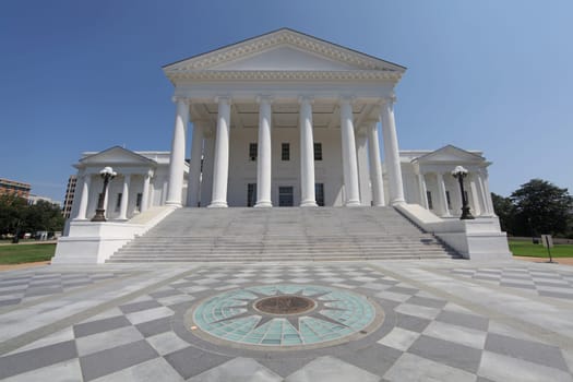 The Virginia State Capitol Building in Richmond