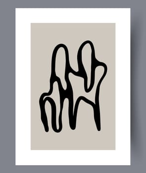Abstract modern printable art wall posters. Bundle of abstractionism creative banners and artworks for print. Vector illustration.