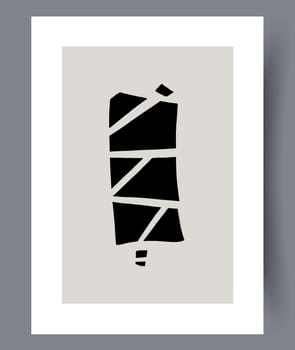 Abstract modern printable art wall posters. Bundle of abstractionism creative banners and artworks for print. Vector illustration.