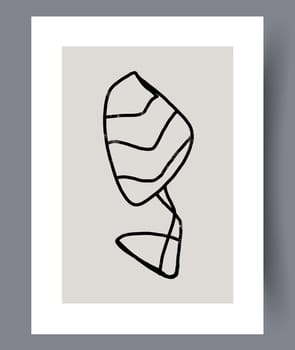 Abstract modern printable art wall posters. Bundle of abstractionism creative banners and artworks for print. Vector illustration.