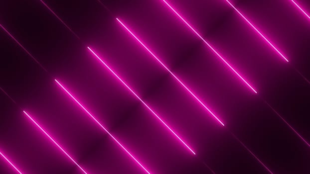 Neon lights motion. Computer generated 3d render