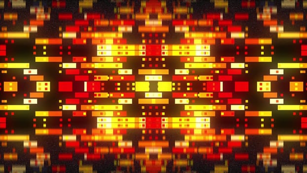 Technology abstract background with squares. Computer generated 3d render